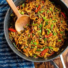 Chicken Singapuri Noodles